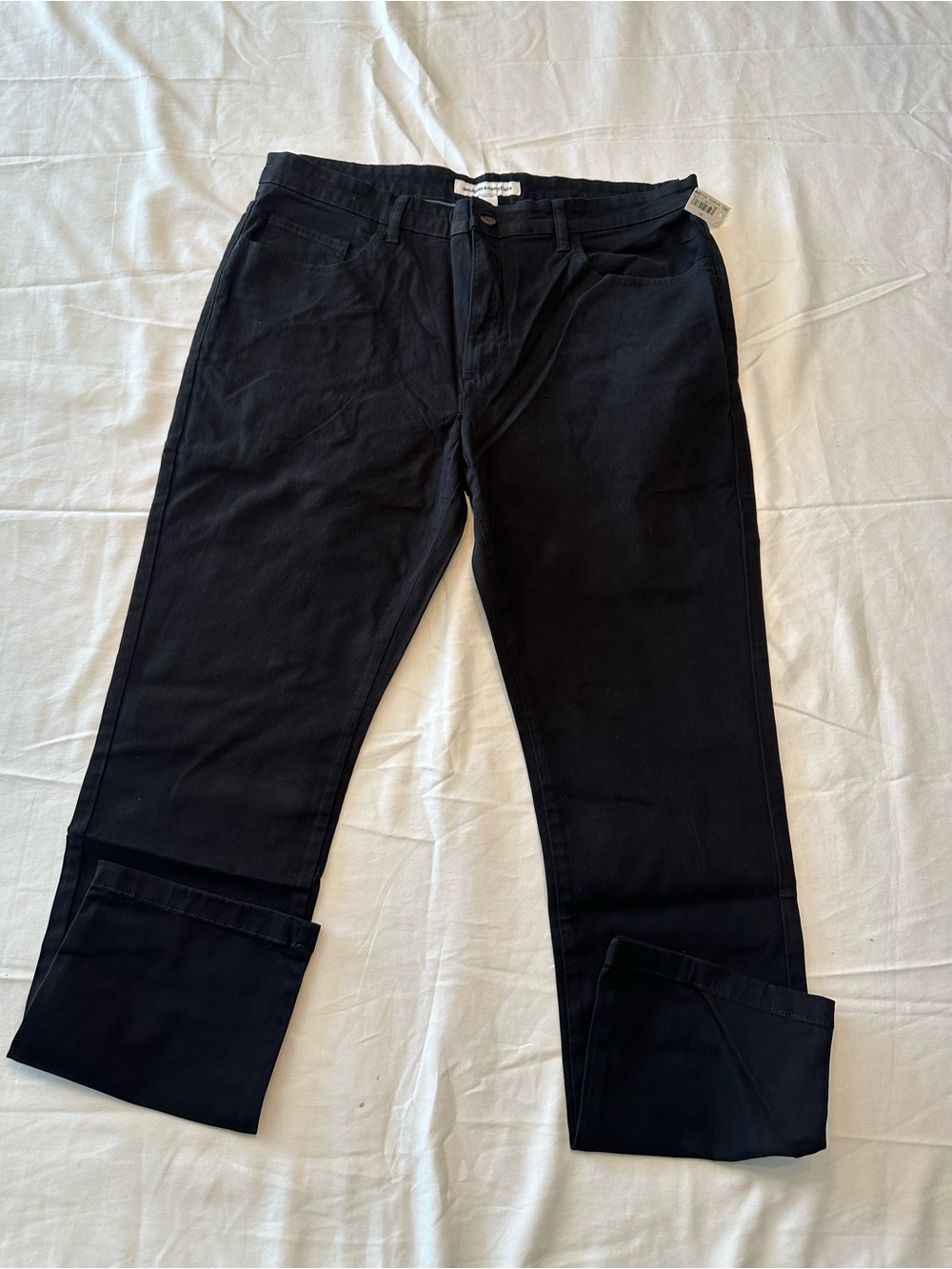 Amazon Essentials Black Slim Straight Jeans for Men